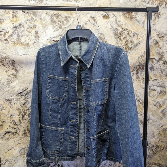TRIBA Denim Jean Jacket Size 6 - Picture 2 of 6